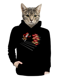 dámska mikina klokanka