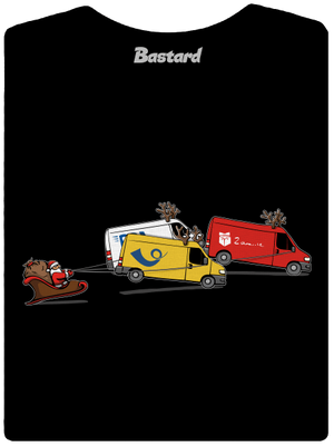 Santa se soby dámske tričko prémium Black