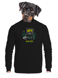 unisex mikina bez kapucne