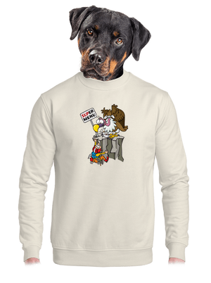 unisex mikina bez kapucne