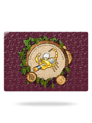 Vínny horoskop: Škorpión puzzle White