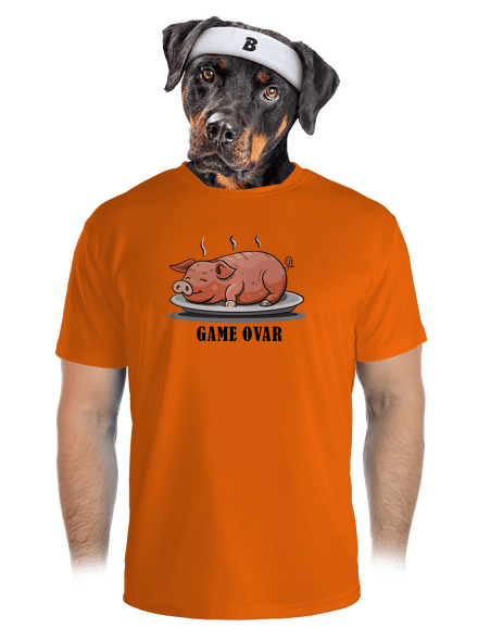 Game ovar pánske športové tričko Neon Orange
