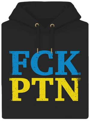 FCK PTN unisex mikina premium Dark Black