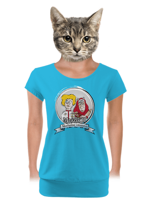 dámske tričko s lemom