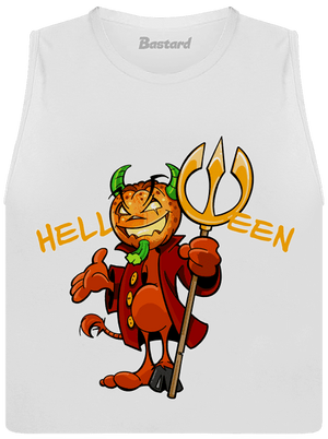 Helloween dámske tielko voľné White