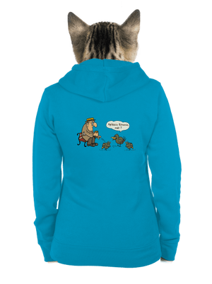 dámska mikina na zips