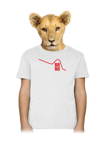 Brno detské tričko White