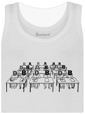 Cimrman: Debil, blbeček dámske tielko klasické White