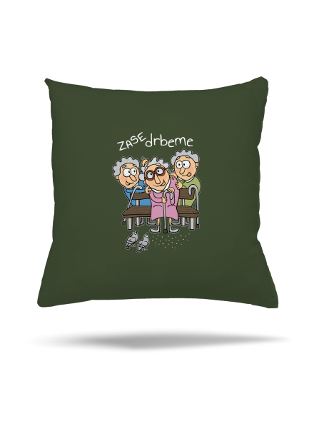 Zase drbeme vankúš Olive Green
