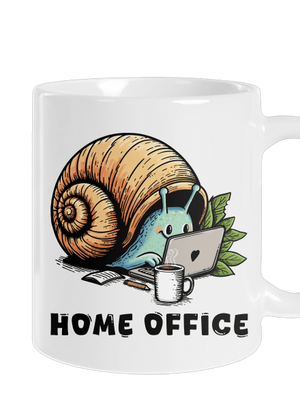 Slimákov home office klasický hrnček White