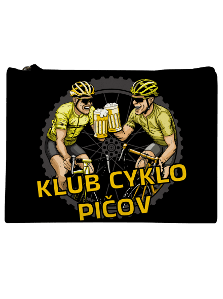 Klub cyklo pičov taštička Black