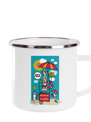 Plavčík plecháčik White