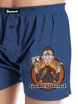 Games Bond pánske trenky Blue