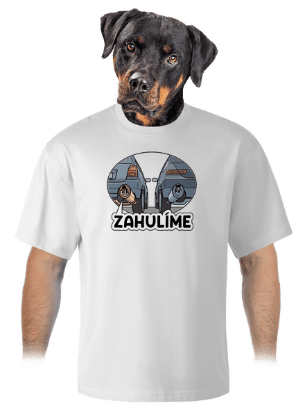 Zahulíme unisex tričko oversized White
