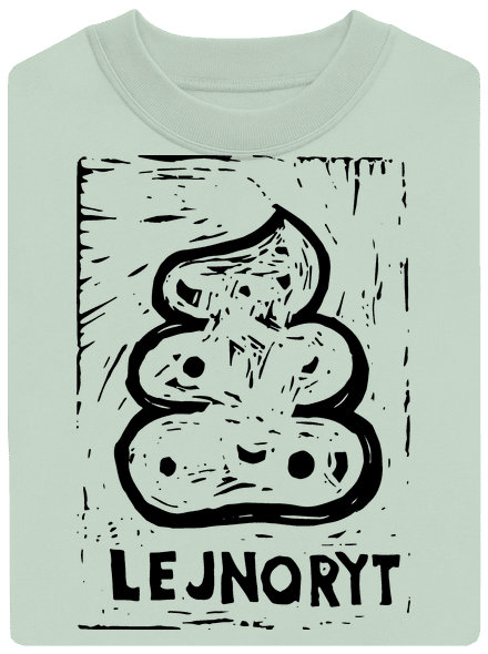 Lejnoryt unisex mikina bez kapucne Blush Mint