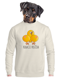 unisex mikina bez kapucne