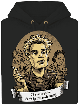 B14: Samotáři unisex mikina premium Dark Black