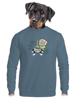 Antivirový hrdina unisex mikina bez kapucne Nordic Blue