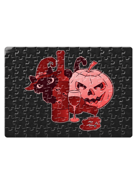 Hello, víno puzzle White