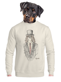 unisex mikina bez kapucne