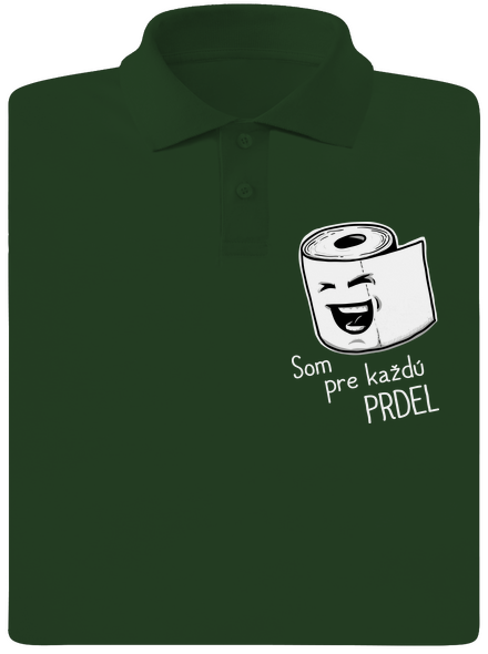 Prdel pánska polokošeľa Bottle Green Mal
