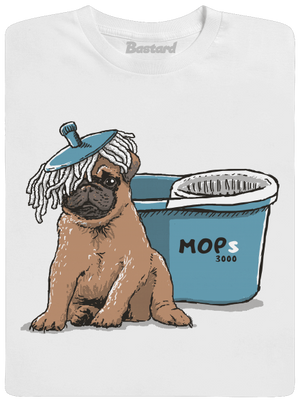 Mops detské tričko White