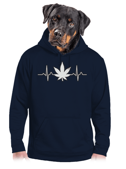 EKGanja pánska mikina klokanka Navy