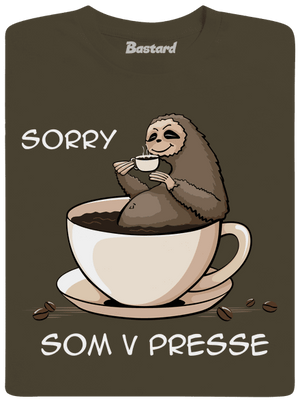 V presse pánske tričko Urban Khaki