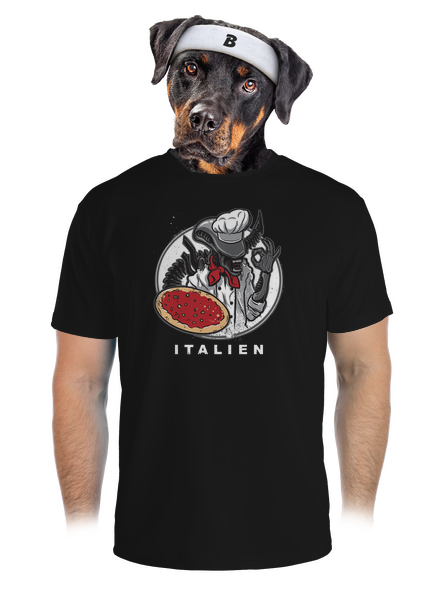 Italien pánske športové tričko Black