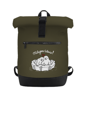 Milujem túlenie batoh Military Green