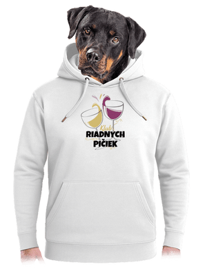 Klub riadnych pičiek unisex mikina premium Snowwhite