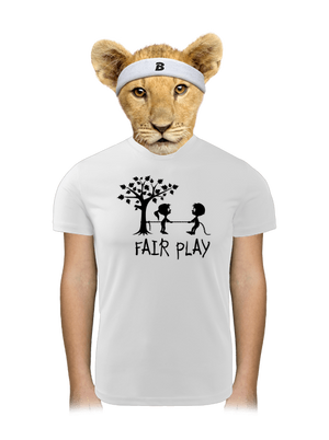 Fair play detské športové tričko White