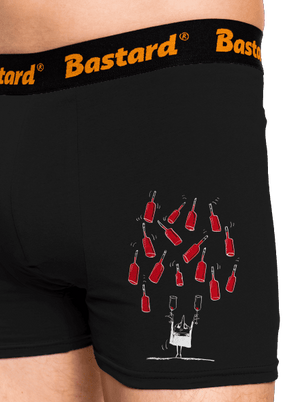 Šťastný vinár boxerky Black