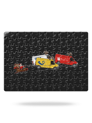 Santa se soby puzzle White