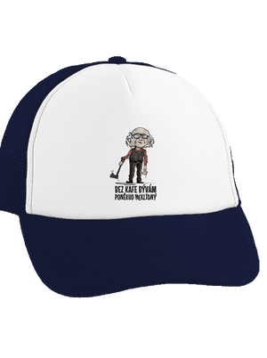 Neklidný bez kafe šiltovka truckerka French Navy cap