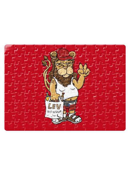 Lvíček puzzle White