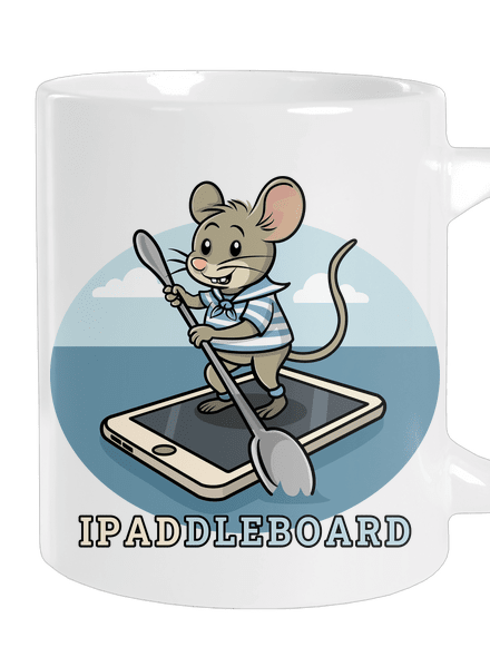 Ipaddleboard veľký hrnček White