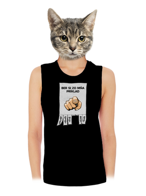 Ber si zo mňa príklad dámske tielko voľné Black