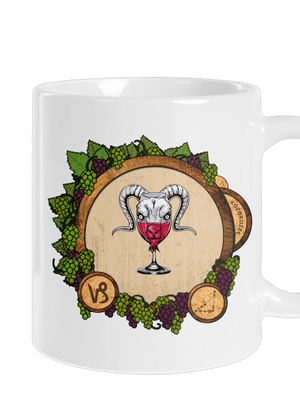 Vínny horoskop: Kozorožec klasický hrnček White