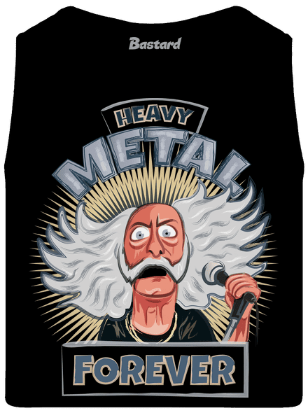 Heavy metal forever pánske tielko Black