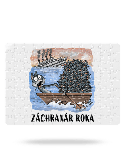 Záchranár roka puzzle White