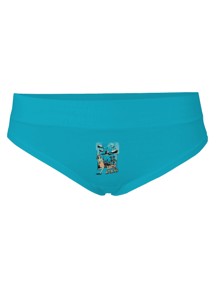 Zem útočí dámske nohavičky Turquoise