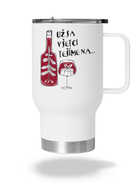 Vianoce vo víne termohrnček White