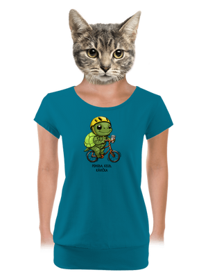 dámske tričko s lemom