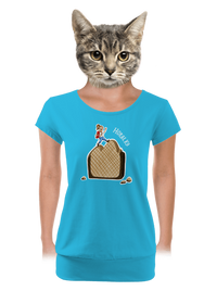 dámske tričko s lemom