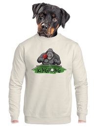 unisex mikina bez kapucne