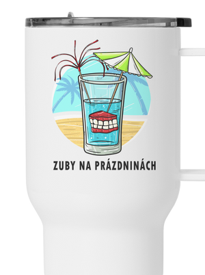Zuby na prázdninách termohrnček White