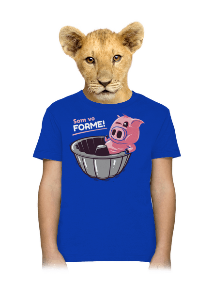 Vo forme detské tričko Royal Blue
