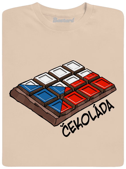 Čekoláda pánske tričko Sand