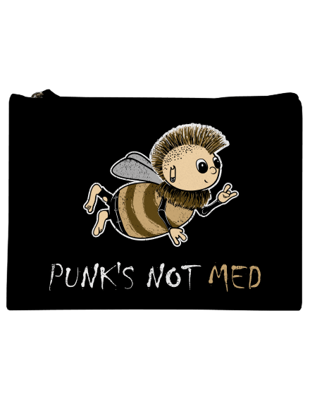 Punks Not Med taštička Black
